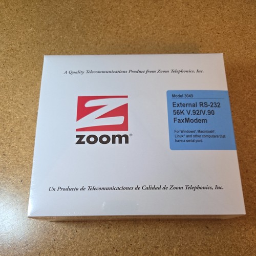 Zoom model 3049 56k - zoom, v.92