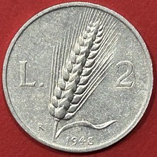 Moneta 2 Lire 1948 "Spiga" -