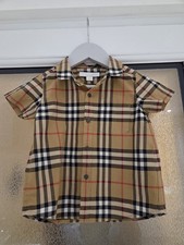 Camicia a quadri Burberry