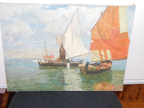Dipinto barche pescatori - da,