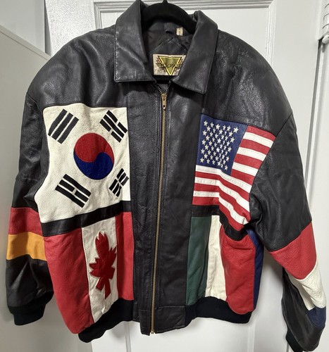 Giacca pelle uomo vintage fase