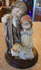 Figurina Giuseppe Armani Sacra Famiglia Marchiata Firmata 1982 Firenze Italia 