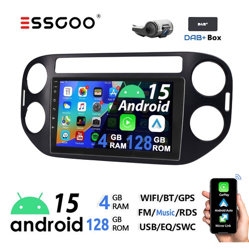 Autoradio dab 128g android15 - autoradio, 4+128g