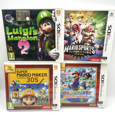 Luigi Mansion 2 - Mario Sports Superstars - Super Mario Maker - Mario Party 3ds