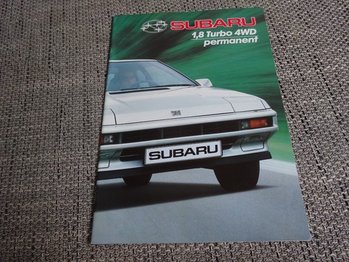 Subaru turbo 4wd incl - turbo, xt