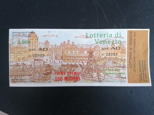 Biglietto lotteria venezia - biglietto,