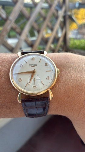 Longines decô 1950 gold - decô, rosè