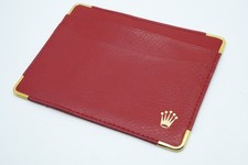 Portacarta Rolex codice rosso