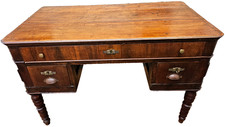SCRIVANIA TAVOLO SCRITTOIO NOCE LUIGI FILIPPO 1840/60 H 81 L 124 P 65 RESTAURATA