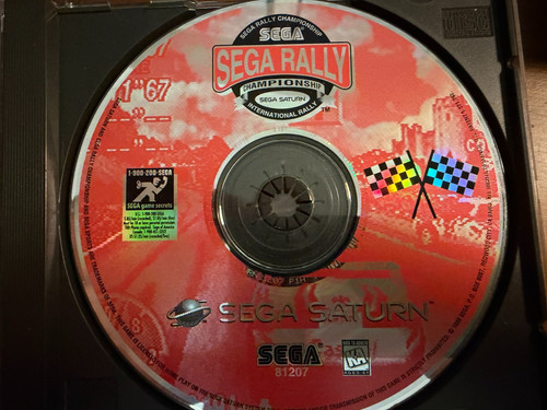 Sega saturn rally - sega,