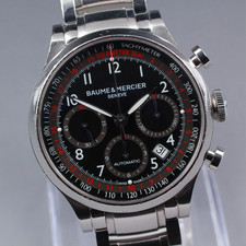 Orologio Uomo Automatico Cronografo Nero Exc+5 Baume & Mercier Capeland 65726...