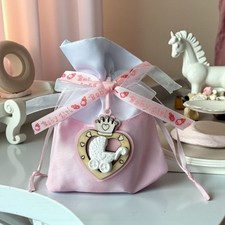 SACCHETTO PORTACONFETTI ROSA
