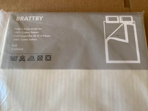 Ikea brattby set lenzuola - set, 4