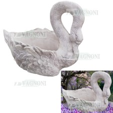 Cigno statua vaso portafiori