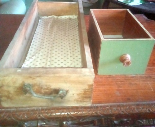 Vecchi cassetti legno - 2,