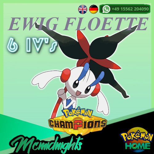 Shiny 6iv floetta - 6iv,