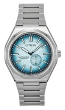 Orologio da uomo Citizen Zenshin Titanium Light Blue Dial NK5020-58L 100M