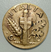 Moneta da 10 centesimi 1940 -