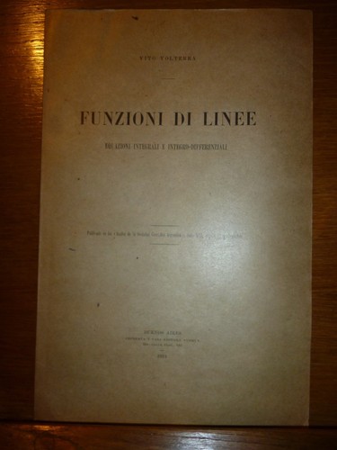 Vito volterra funzioni - volterra,
