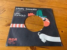 7" ITALY Lino Toffolo – Johnny Bassotto -  SOLO COPERTINA