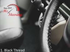 LEATHER STEERING WHEEL COVER