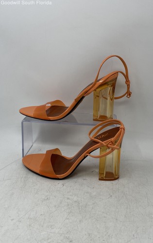 Zara donna arancione punta