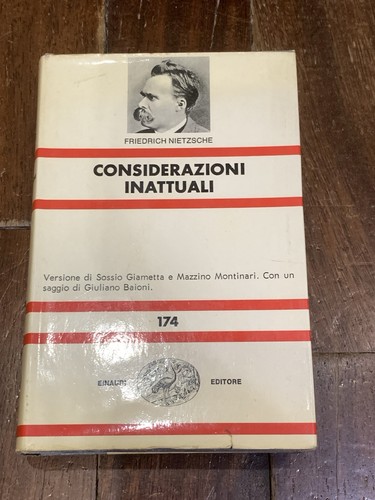 Nietzsche considerazioni - nietzsche,