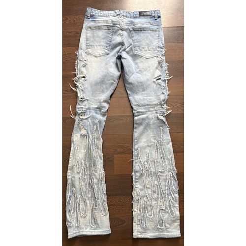 Jeans distress smoke rise - jeans,