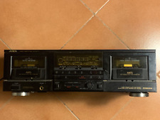 REGISTRATORE A CASSETTE DOPPIA PIASTRA AIWA  AD - WX 717  DA RIPARARE VINTAGE
