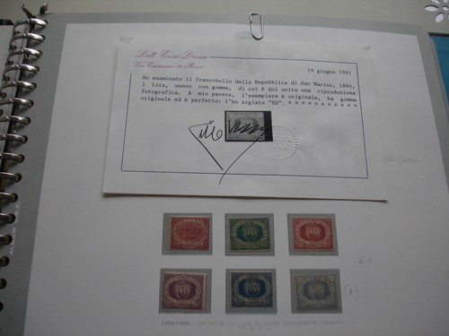 San marino 1894 - 1895, 1899