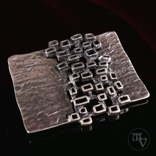 TeKa Theodor Klotz spilla vintage modernista design organico argento 925 - 10,2 g