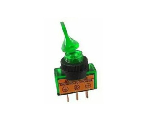 Interruttore deviatore verde - interruttore,