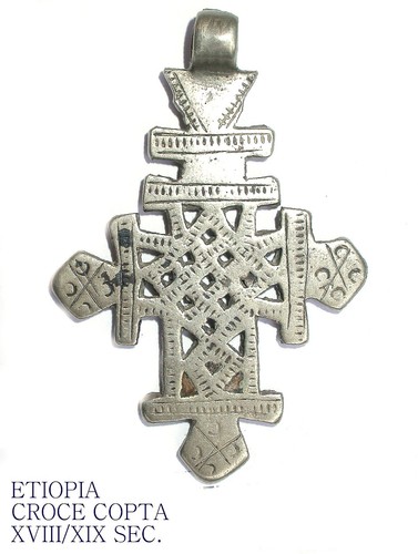 Croce antica copta - , xviii/xix