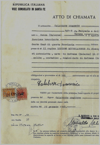 P146 emigrazione atto - emigrazione,