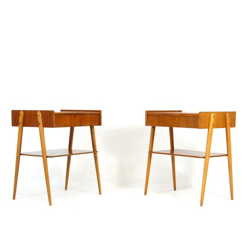Coppia comodini vintage retrò
