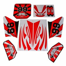 Set Adesivi >99< Rosso Top Pit