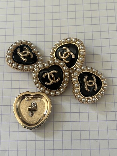 Boutons chanel vintage - boutons,