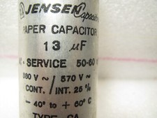 JENSEN 1.3 uf 380VAC~450VDC