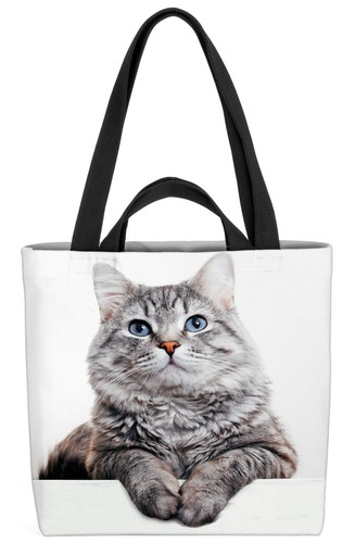 Gatto grigio tigre borsa - ,