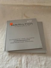 HAMILTON Automatic and Quartz Chronograph Instruction Manual NOS