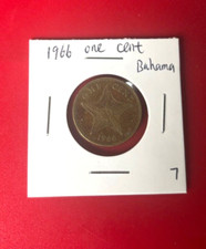 1966 Uno Cent Bahama Moneta -