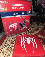 Console Spiderman rossa edizione limitata 1TB PS4 Pro Sony PlayStation 4 Spider-man