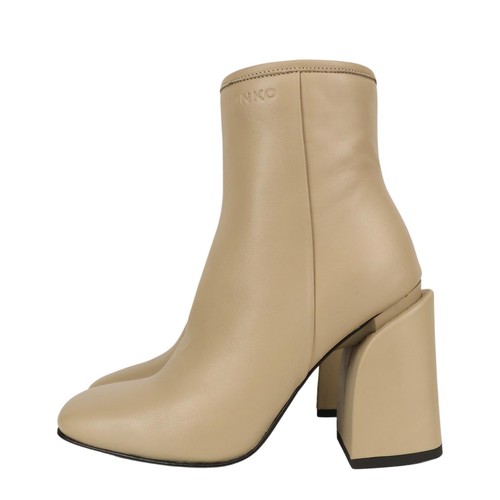 Pinko stiefelette donna beige - pinko,