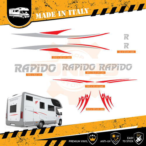 Decalcomania adesivi camper - decalcomania,