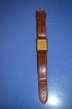 OROLOGIO ORIGINALE SEIKO DA UOMO PLACCATO ORO FUNZIONANTE CON NUOVA BATTERIA