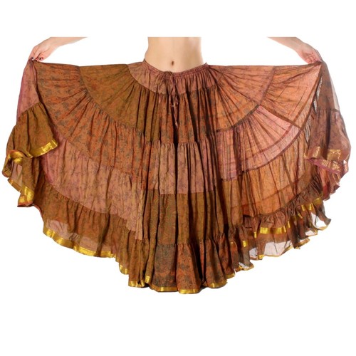 Maxi gonna seta gitana - seta,