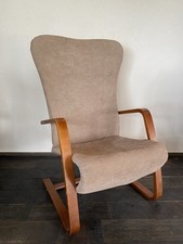 Poltrona imbottita Di Design, Stile Alvar Aalto