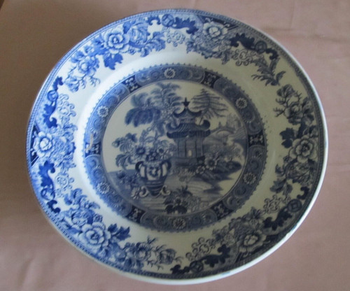 Piatto ceramica creil - in,