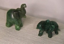 2 PICCOLI ELEFANTI DI GIADA