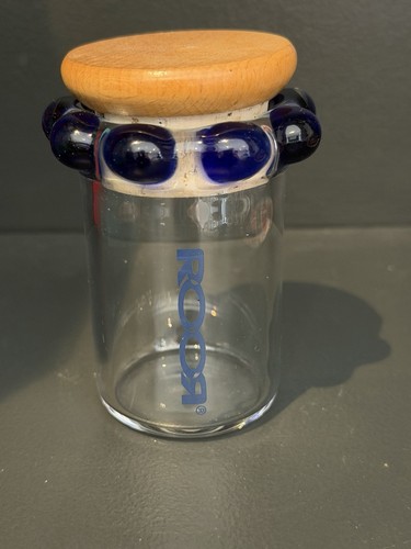 Roor blue crown stash jar - roor,